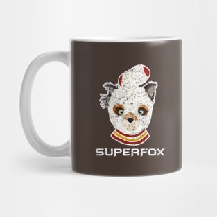 Fantastic Mr Fox - Ash - SuperFox - Distressed - Barn Shirt USA Mug